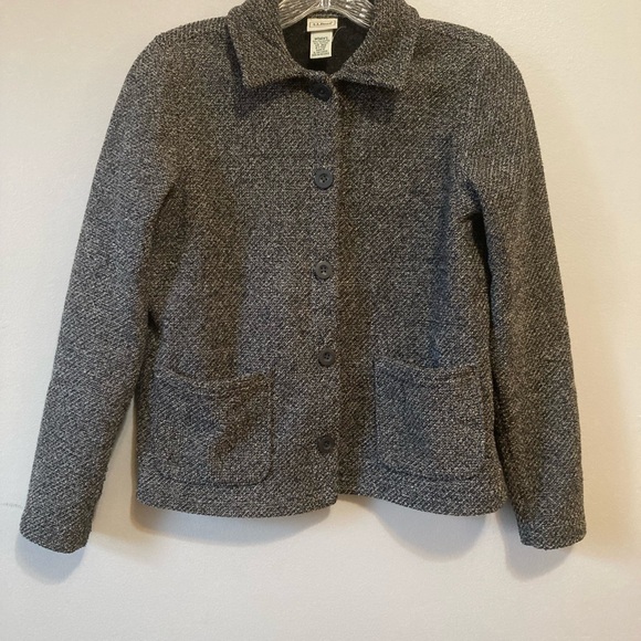 L.L. Bean Jackets & Blazers - L.L. Bean Women's Charcoal Blazer
